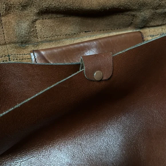 Vintage Leather Messenger Bag